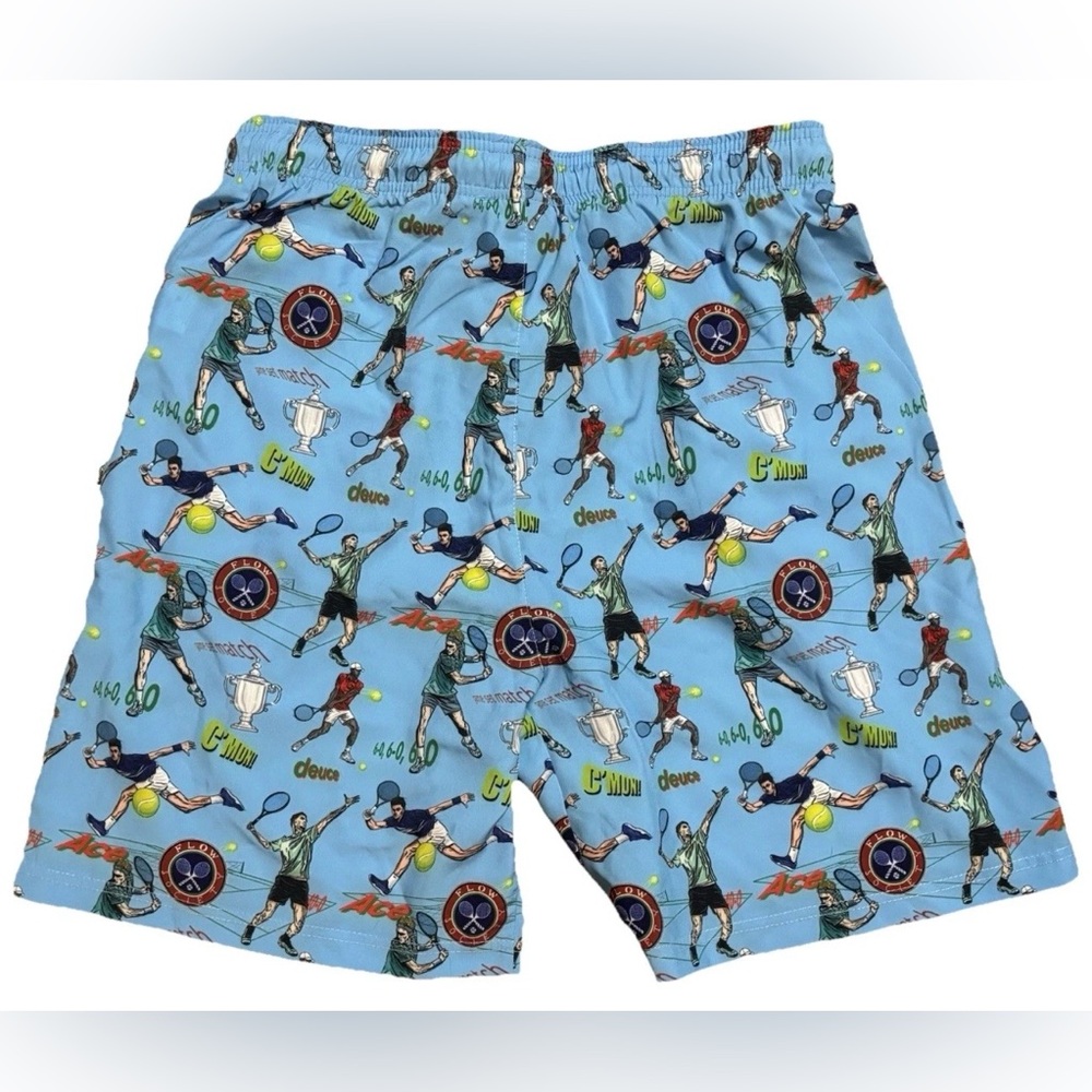 Flow Society Men's Tennis Flow 7" shorts Size Large Lacrosse - Picture 2 of 8